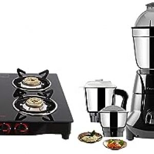 Butterfly Jet Elite 750W Mixer Grinder with Burner Gas Stove