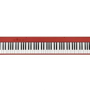 Casio CDP-S160RD (KP80) Beginner's Piano with Scaled Hammer Action 88 Keys, Headphone Jack and Duet Mode - Red