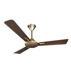 Crompton Aura Prime 1200 mm (48 inch) Decorative Ceiling Fan with Anti Dust Technology (Dusky Brown)
