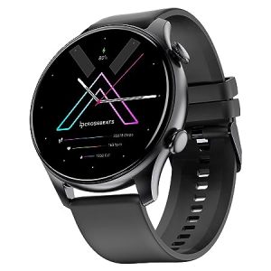 CrossBeats Apex Regal 1.43 Super AMOLED Always On Display Smart Watch with Bluetooth Calling, in-Built Games, Metal Body, Fast Charge