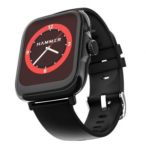 Hammer Ace 4.0 Calling Smart Watch with Large 1.85 IPS Display, Dual Mode, Spo2, Heart Rate, Strong Metallic Body & Skin Friendly Strap