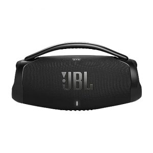 JBL Boombox 3 Wi-Fi, Wireless Portable Bluetooth Speaker, 24H Playtime, Deepest Bass, Built-in Powerbank, Wi-Fi with AirPlay, Alexa Multi-Room