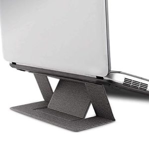 STRIFF Laptop Stand, Invisible Lightweight Computer Stand, Portable Foldable Holder Fit ONLY for MacBook, Air, MacBook Pro, Ipad and Tablets(Gray)