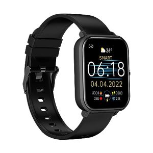 pTron Pulsefit Pro Bluetooth Calling Smartwatch, 1.69 Full Touch Color Display, SpO2, Real 24 7 HR Tracking, 100s of Watch Faces, 7Days Battery Life
