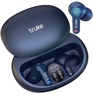 truke Buds S1 Bluetooth Truly Wireless in Ear Earbuds with Mic with Environmental Noise Cancellation(ENC) & Quad MEMS for Clear Calls Up to 72hrs