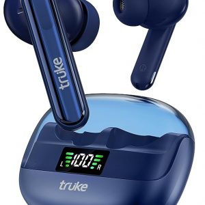 truke Newly Launched Buds Vibe True Wireless in Ear Earbuds with 35dB Real ANC + Quad Mic ENC, 13mm Big Speaker, 4 EQ Modes, 48H Playtime, Fast Charge