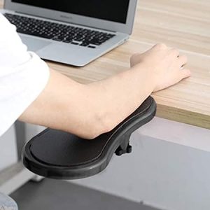 AB SALES Adjustable Computer Arm Rest Ergonomic Attachable Computer Table Arm Support Stand
