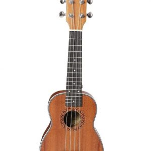 INTERN 21 inch Soprano Exotic Ukulele with bag. Warm deep fascinating tone and comfort action