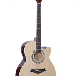 INTERN 40 inches Acoustic Guitar with Pick-up & truss rod, carry bag, strings pack, strap & picks. Premium Wooden durable built
