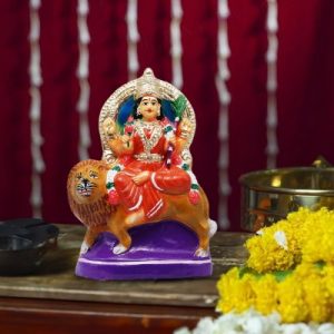 Puja N Pujari Golu Doll Chamundeshwari Devi Clay Idol Kolu Bommai for Navaratri