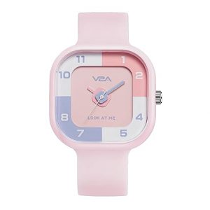 V2A Analog Cute Design Watch for Kids Unisex-Child Between 4 to 13 Years of Age Square Printed Dial 30 M Waterproof Watches