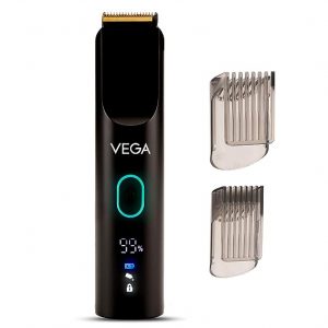 Vega SmartOne S1 Beard Trimmer for Men, 120 mins Runtime, IPX7 Waterproof & 40 Length Settings, (VHTH-30), Black