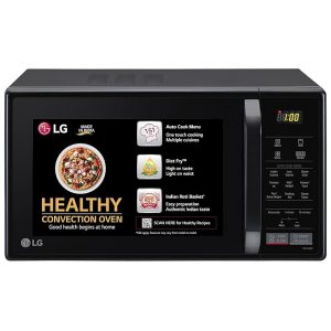 LG 21 L Convection Microwave Oven (MC2146BV, Black, With Heathplus menu & Quartz Heater)