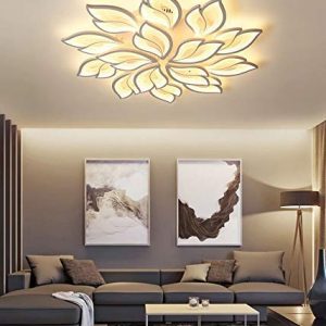 CITRA 15 Light Arc Flower Ceiling LED Chandelier Lamp  Warm White