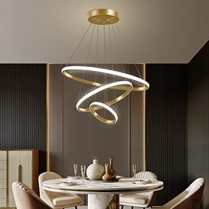 CITRA 3 Ring Modern Double LED Chandelier Lamp