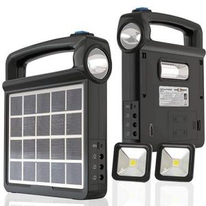 Pick Ur Needs Emergency Rechargeable Portable Solar Panel Generator System