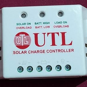 UTL Solar Charge Controller (PWM) 12V/24V, 10Amp with USB Charging Socket