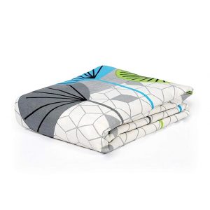 Divine Casa Glace Cotton 120 GSM Reversible Lightweight Printed Double Bed AC Dohar Blanket